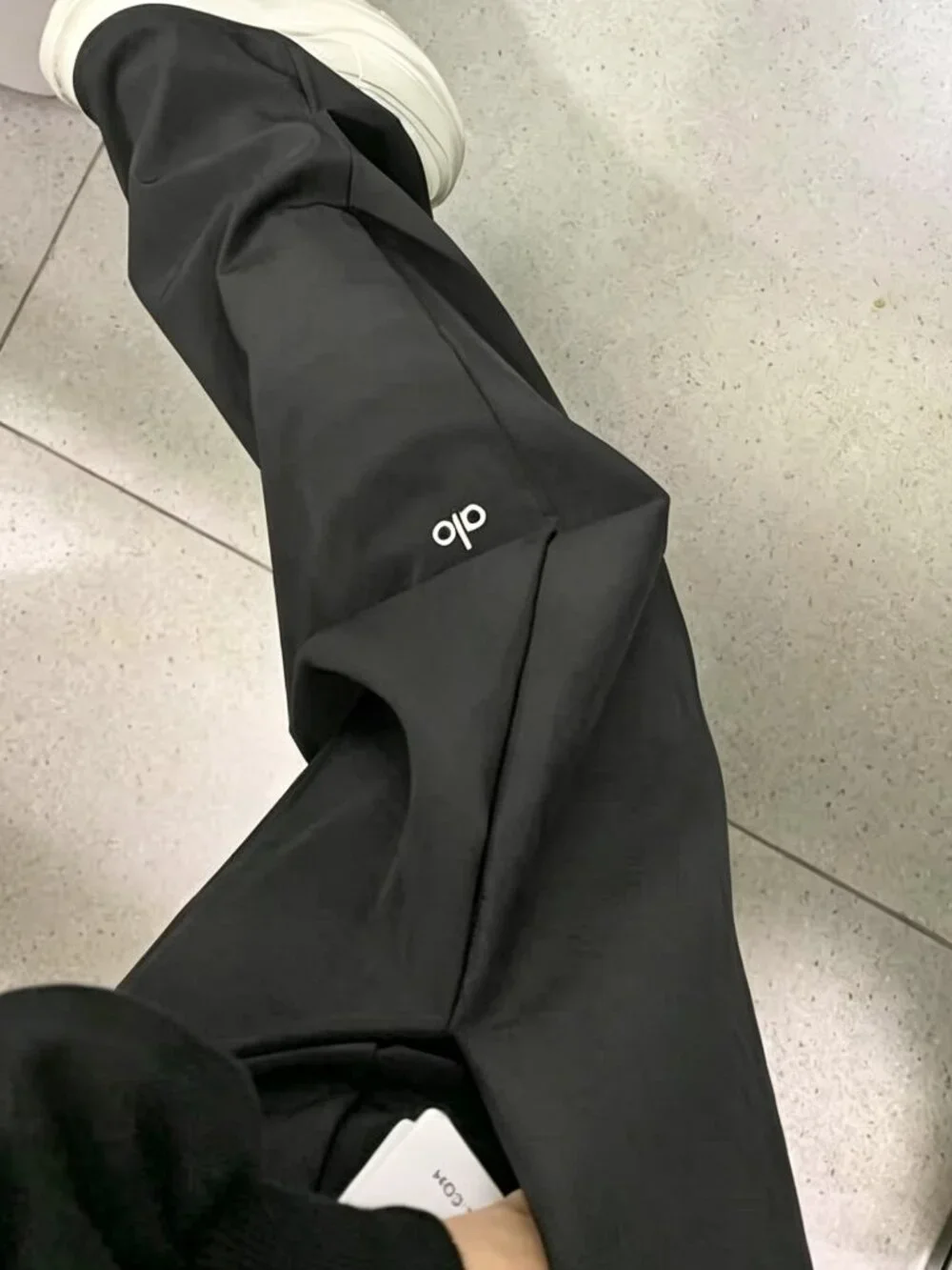 📜ALO Yoga Suit Up Trouser Dark Grey (Regular) 🗃Create a cool girl style